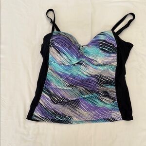 Women's Multicolor swim top